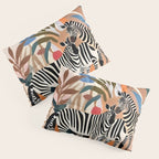 Three Zebras Pillow Sham Gallery Image 3