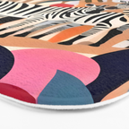 Three Zebras Bath Mat Gallery Image 3