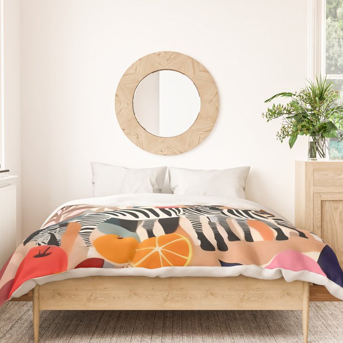 Three Zebras Duvet Cover Gallery Image 3