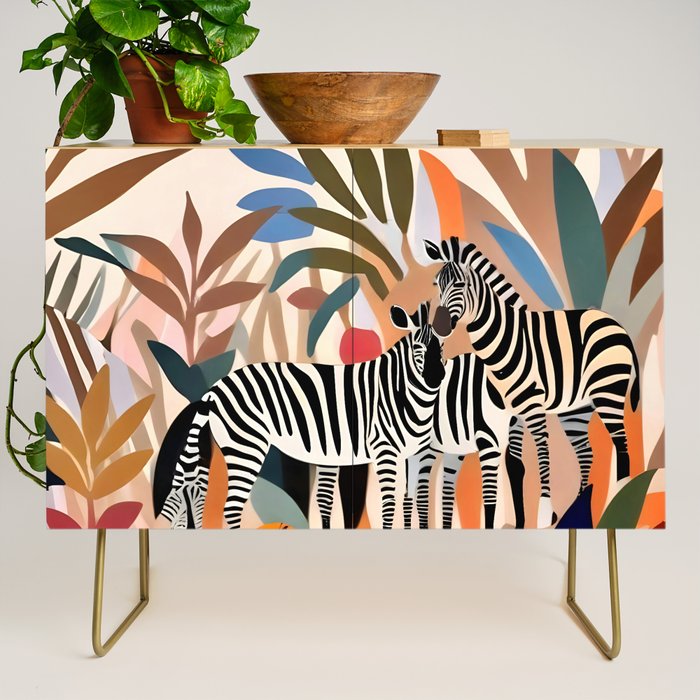 Three Zebras Credenza Gallery Image 1