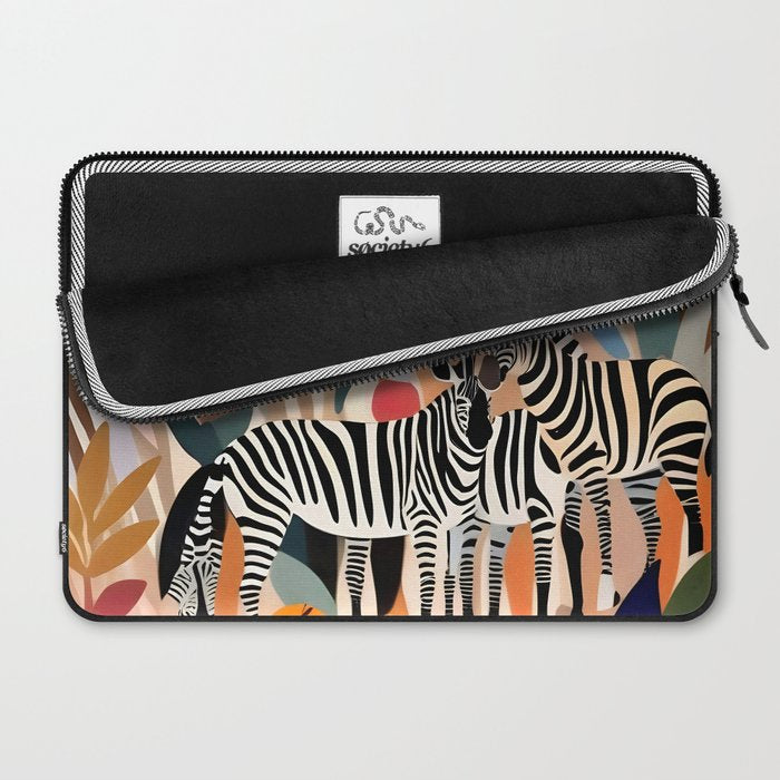 Three Zebras Laptop Sleeve Gallery Image 2