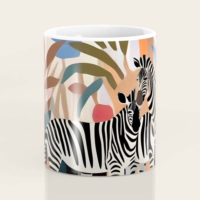 Three Zebras Coffee Mug Gallery Image 4