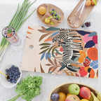 Three Zebras Cutting Board Gallery Image 2