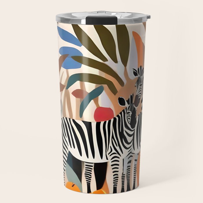 Three Zebras Travel Mug Gallery Image 1