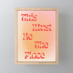This Must Be The Place: Gradient Edition Mini Art Print Gallery Image 1