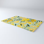 Lemon Blooms - Mint Rug Gallery Image 3