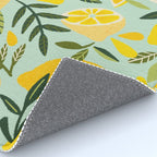 Lemon Blooms - Mint Rug Gallery Image 4
