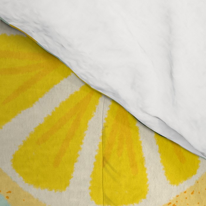 Lemon Blooms - Mint Comforter Gallery Image 4