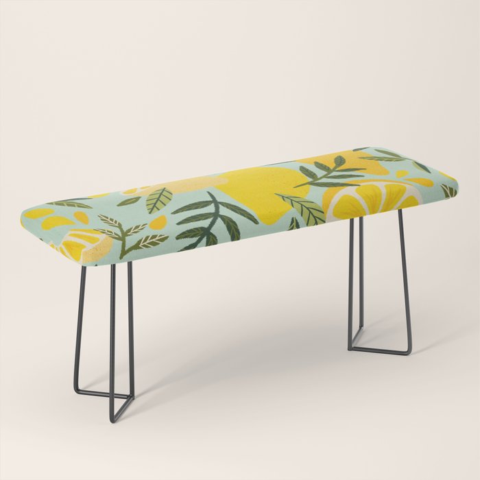 Lemon Blooms - Mint Bench Gallery Image 1