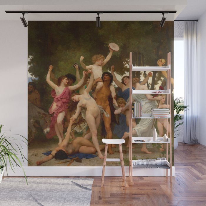 William-Adolphe Bouguereau "The Youth of Bacchus" Wall Mural Gallery Image 1