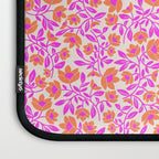 Tropical Blooms Pattern - Pink and Orange Laptop Sleeve Gallery Image 3