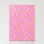 Tropical Blooms Pattern - Pink and Orange Stationery Card Gallery Image 2