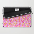 Tropical Blooms Pattern - Pink and Orange Laptop Sleeve Gallery Image 2