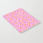 Tropical Blooms Pattern - Pink and Orange Notebook Gallery Image 2