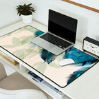 Beautiful Peacock Feathers Desk Mat Gallery Image 2