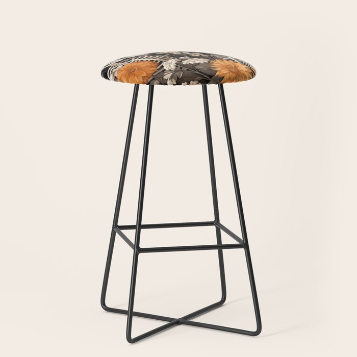 Bones and Blooms Skeleton Art Stool Gallery Image 1