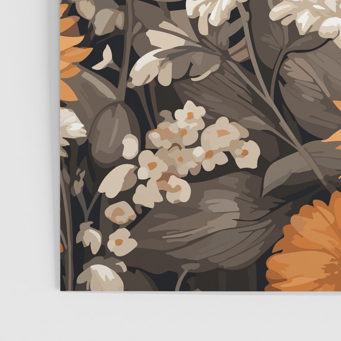 Bones and Blooms Skeleton Art Poster Gallery Image 3