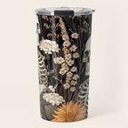 Bones and Blooms Skeleton Art Travel Mug Gallery Image 1