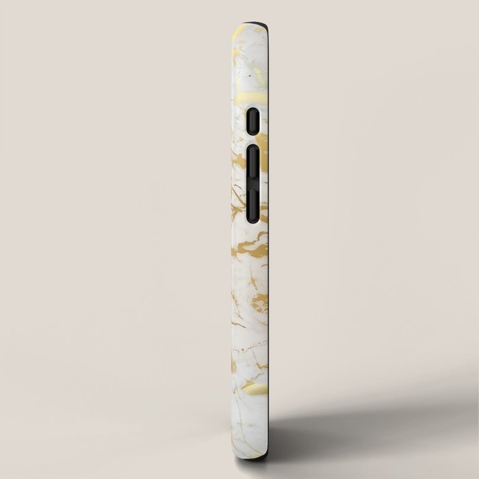 Gold marble iPhone Case Gallery Image 2