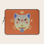 Mystic Cat Laptop Sleeve Gallery Image 1