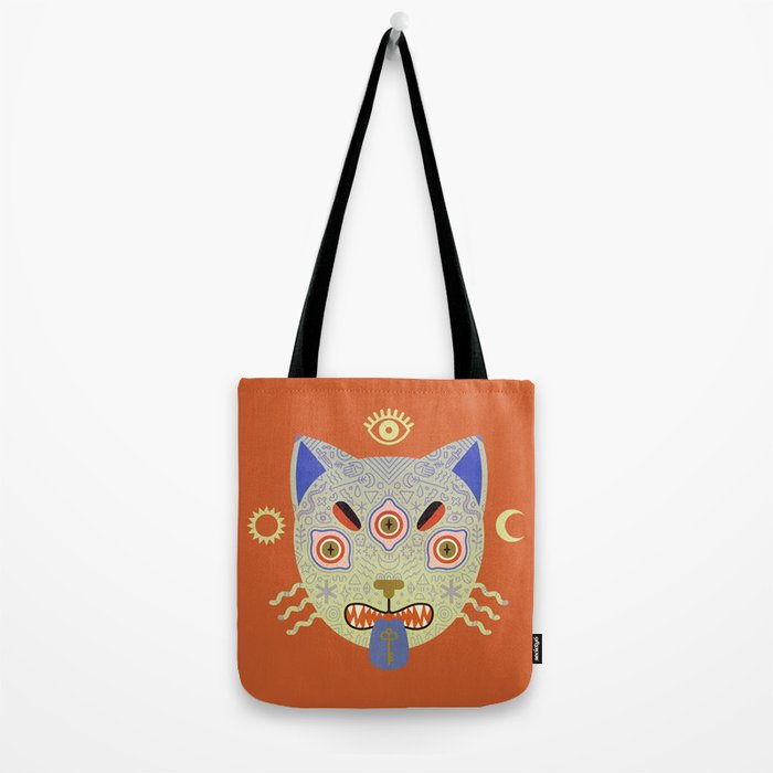 Mystic Cat Tote Bag Gallery Image 2