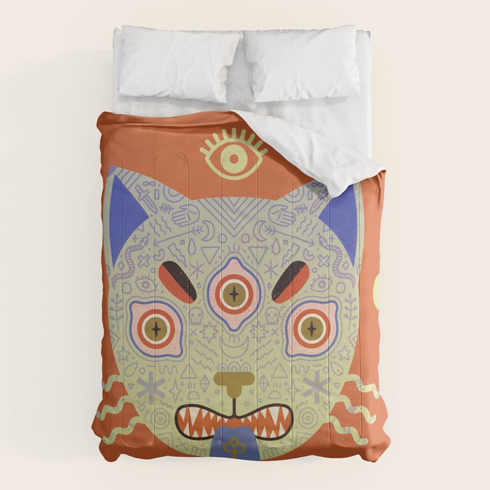 Mystic Cat Comforter Gallery Image 1