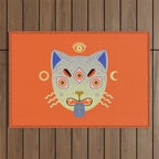 Mystic Cat Outdoor Rug Gallery Image 1