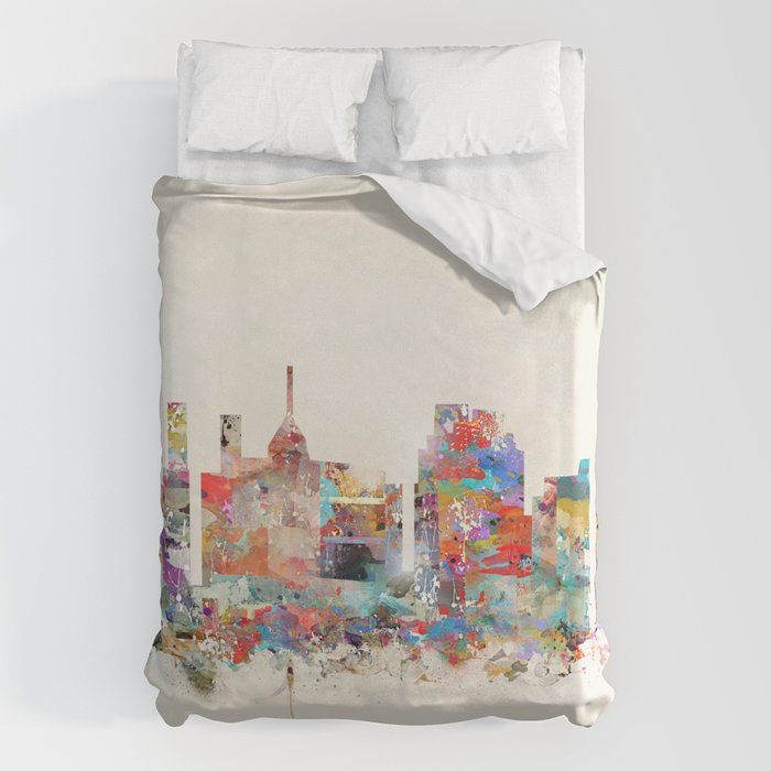 raleigh north carolina Duvet Cover Gallery Image 6