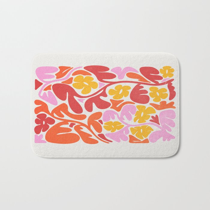 Retro Garden Bath Mat Gallery Image 1