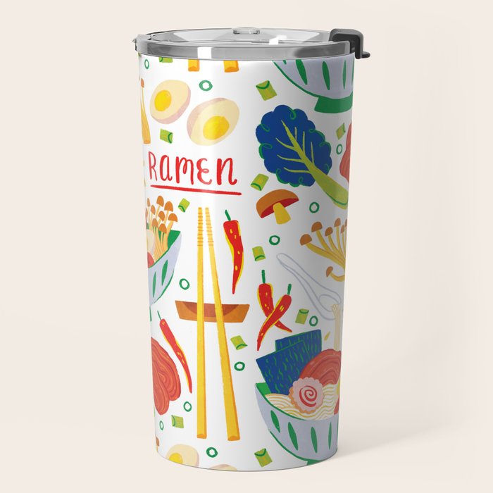 Ramen Noodles Travel Mug Gallery Image 2