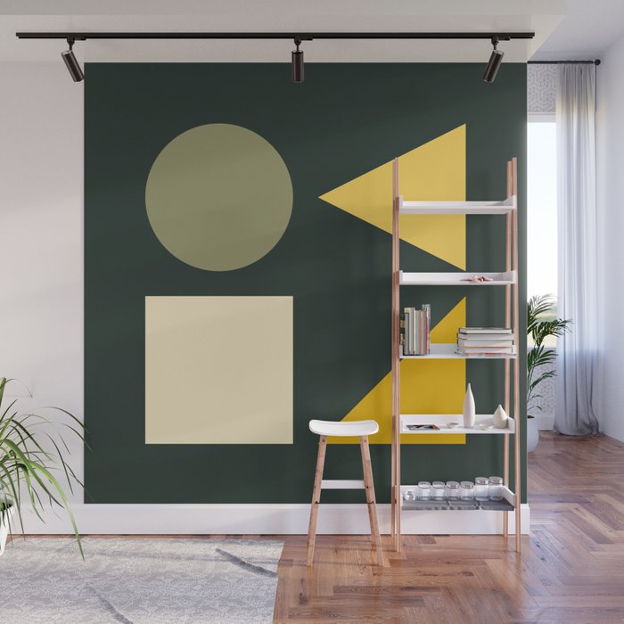 Modern Geometric 83A Wall Mural Gallery Image 1