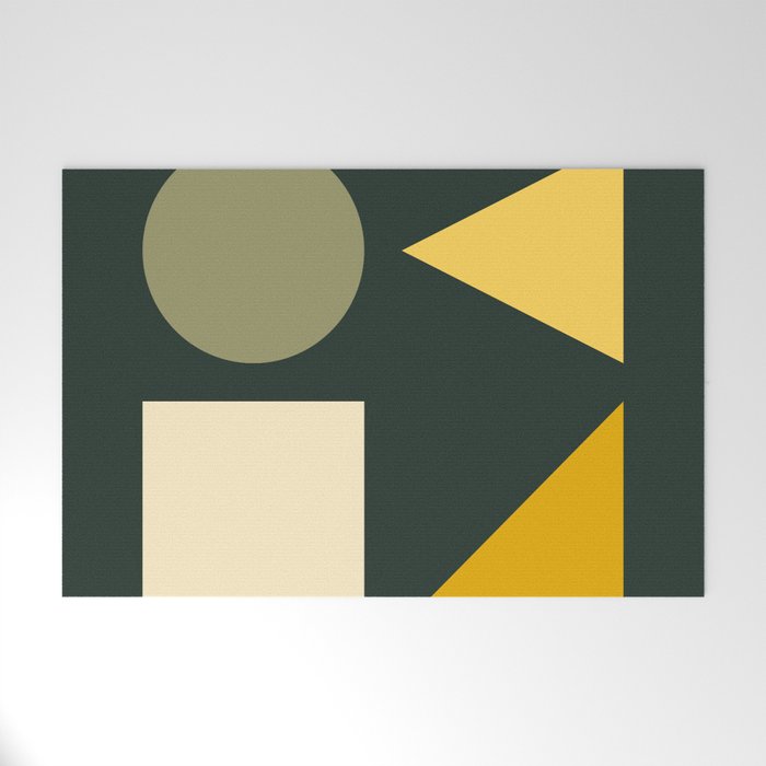 Modern Geometric 83A Welcome Mat Gallery Image 1