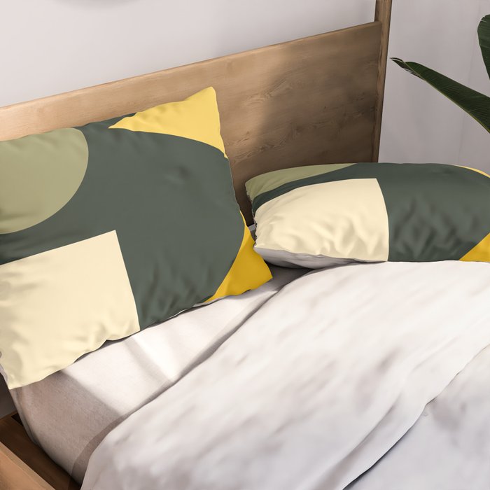 Modern Geometric 83A Pillow Sham Gallery Image 2