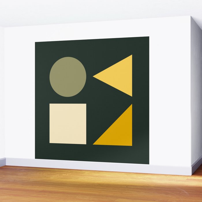 Modern Geometric 83A Wall Mural Gallery Image 2