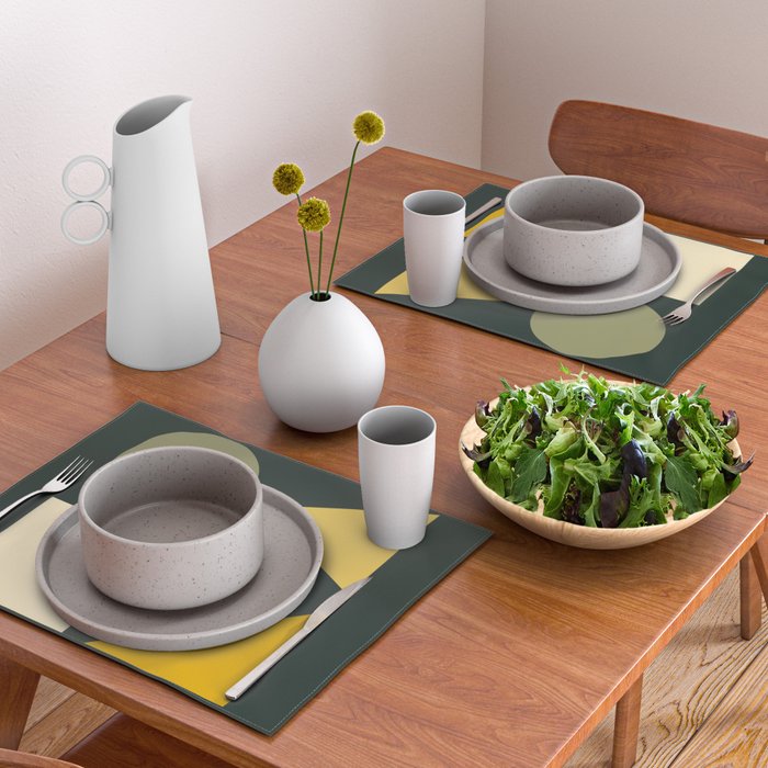 Modern Geometric 83A Placemat Gallery Image 2
