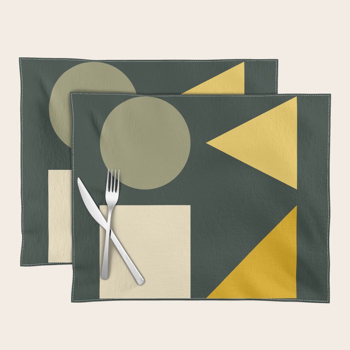 Modern Geometric 83A Placemat Gallery Image 1