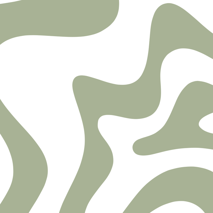 Liquid Swirl Retro Abstract Pattern in White and Sage Coffee Mug Gallery Image 2