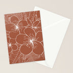 Tropical, Hibiscus, Floral Prints, Boho Wall Art Stationery Card Gallery Image 2