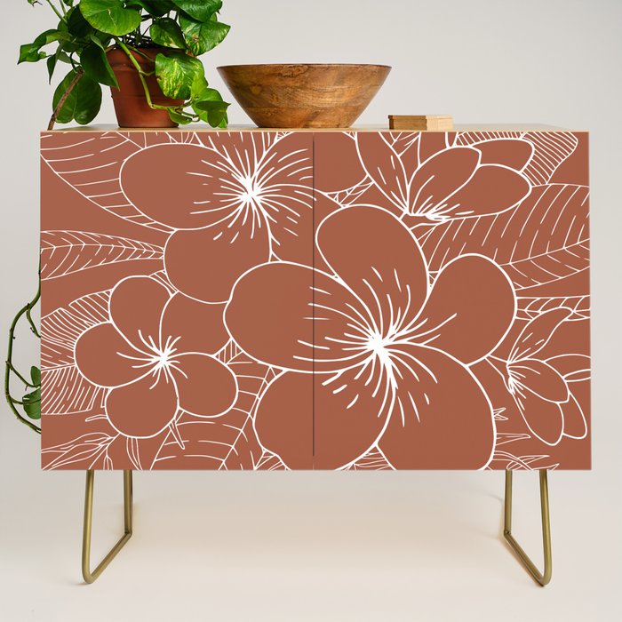 Tropical, Hibiscus, Floral Prints, Boho Wall Art Credenza Gallery Image 1