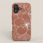 Tropical, Hibiscus, Floral Prints, Boho Wall Art iPhone Case Gallery Image 1