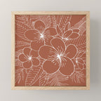 Tropical, Hibiscus, Floral Prints, Boho Wall Art Mini Art Print Gallery Image 1