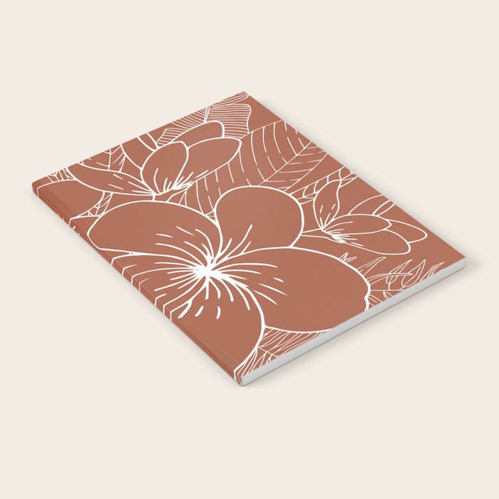 Tropical, Hibiscus, Floral Prints, Boho Wall Art Notebook Gallery Image 2