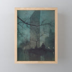 The Flatiron building New York twilight blue dreamscape photograph by Edward Steichen Mini Art Print Gallery Image 1
