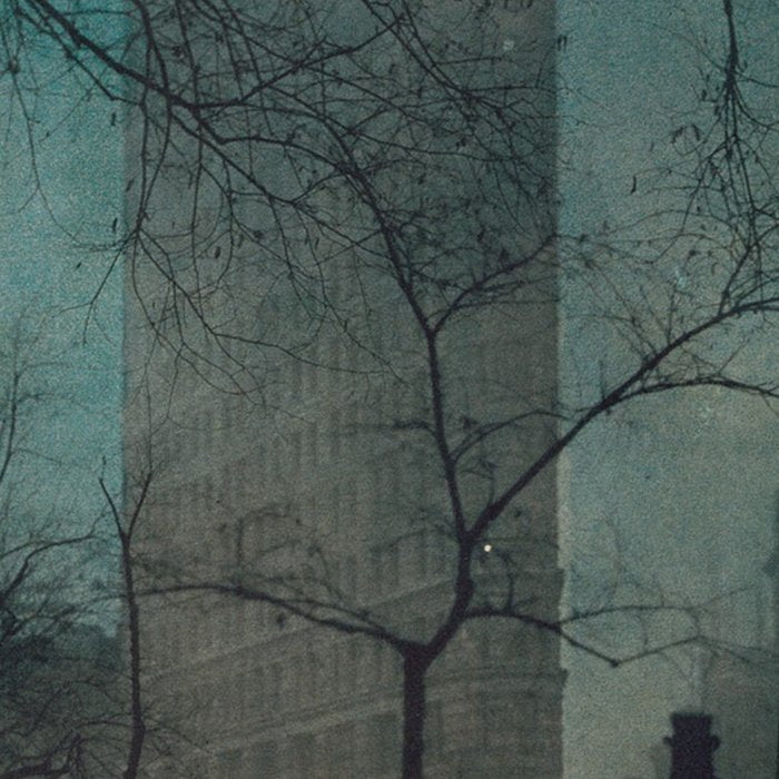 The Flatiron building New York twilight blue dreamscape photograph by Edward Steichen Coffee Mug Gallery Image 2
