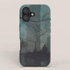 The Flatiron building New York twilight blue dreamscape photograph by Edward Steichen iPhone Case Gallery Image 1