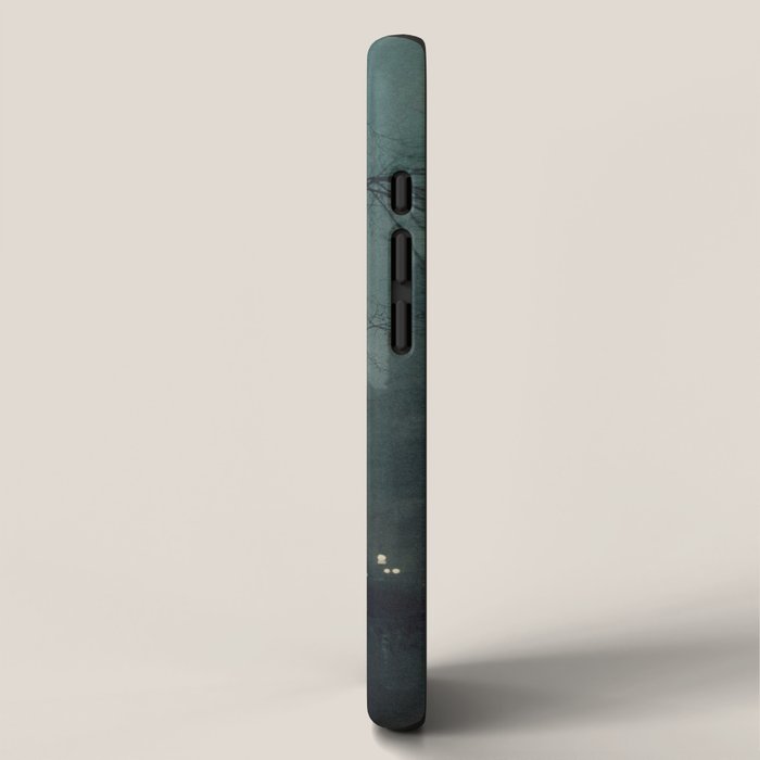 The Flatiron building New York twilight blue dreamscape photograph by Edward Steichen iPhone Case Gallery Image 2