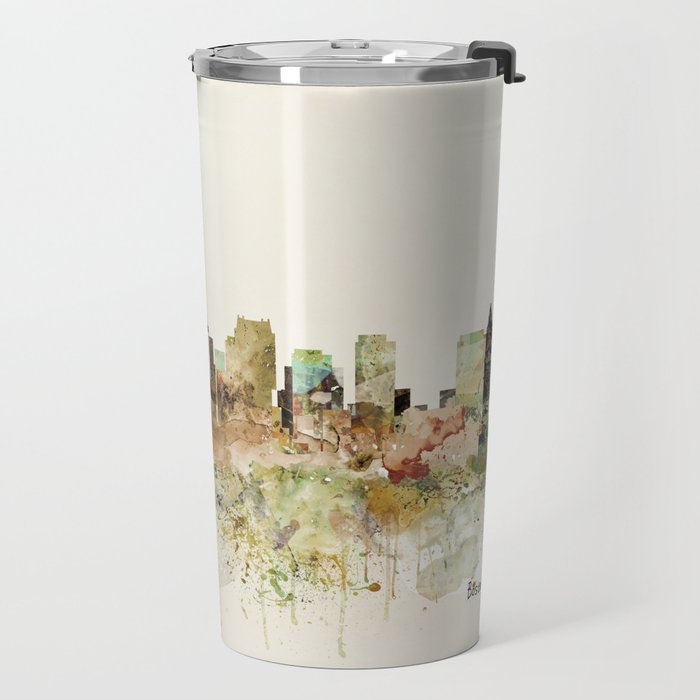 Boston Massachusetts skyline Travel Mug Gallery Image 2