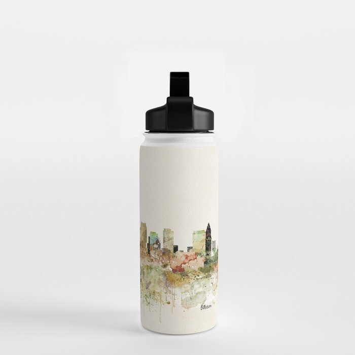 Boston Massachusetts skyline Water Bottle Gallery Image 2