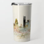 Boston Massachusetts skyline Travel Mug Gallery Image 3