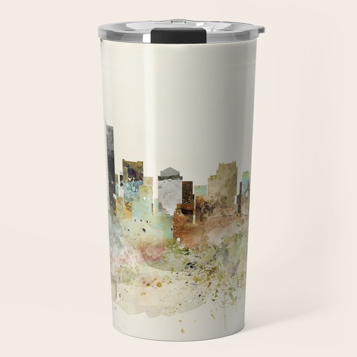 Boston Massachusetts skyline Travel Mug Gallery Image 1